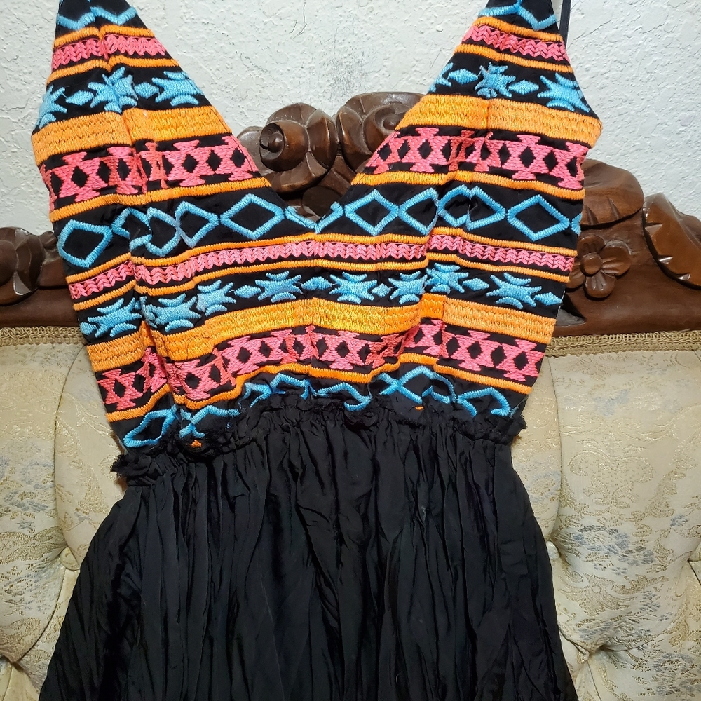 Olivaceous Extra Flare Backless Dree - image 2